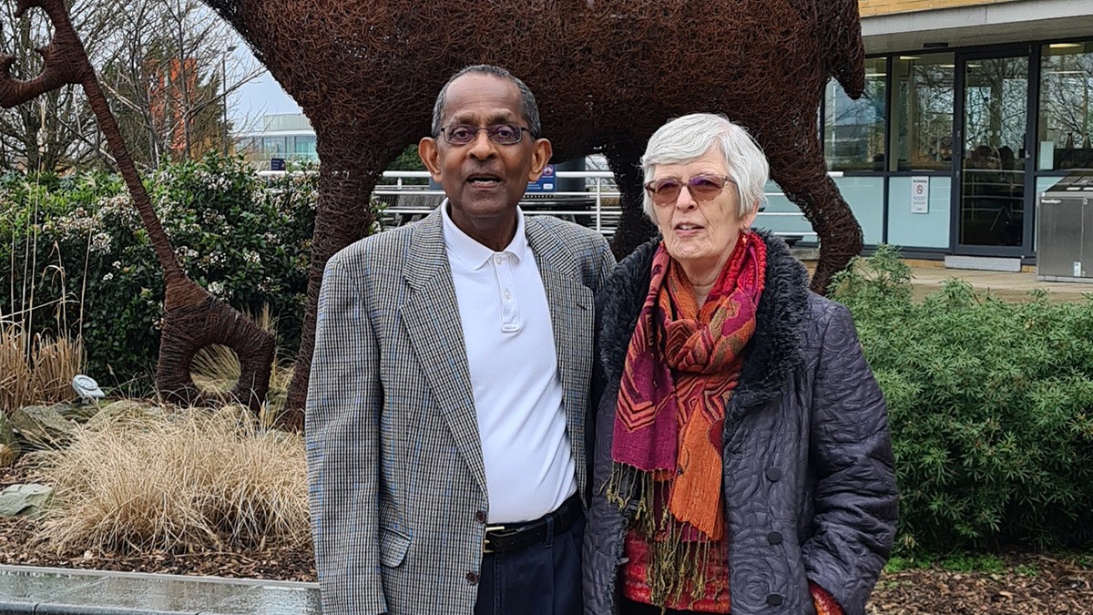 Married couple who met at Surrey celebrate 50th wedding anniversary